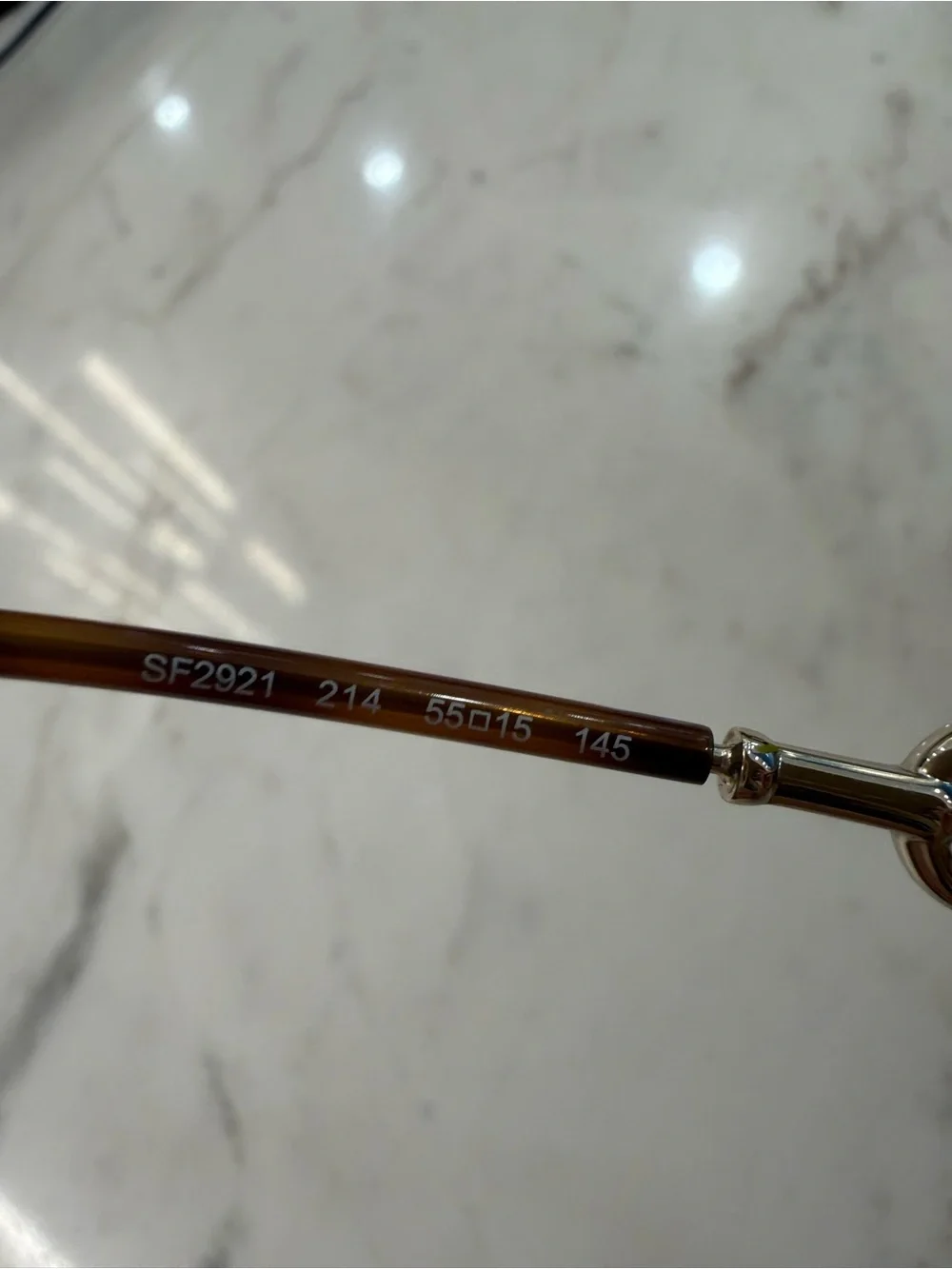 Salvatore Ferragamo Women's Tortoiseshell Cat-Eye Glasses with Gold Accent +1.5